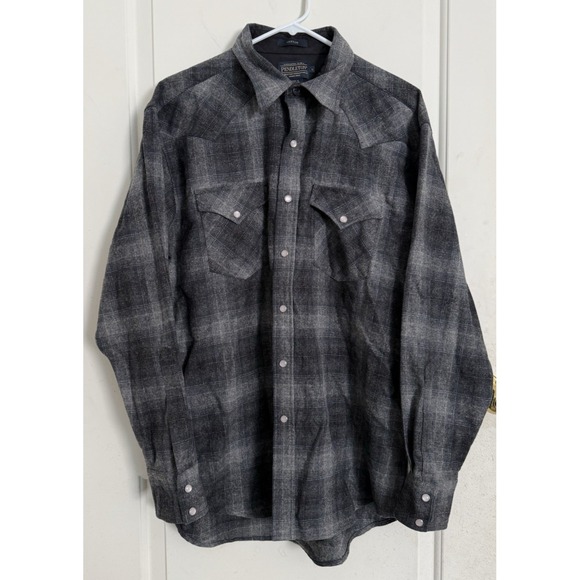 Pendleton Other - Pendleton Canyon Pearl Snap Shirt Mens Size Large Plaid Western Outdoor
